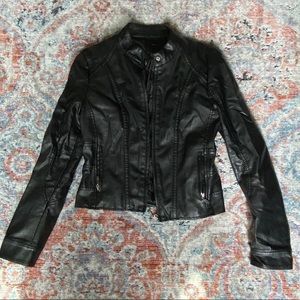 Faux Leather Jacket